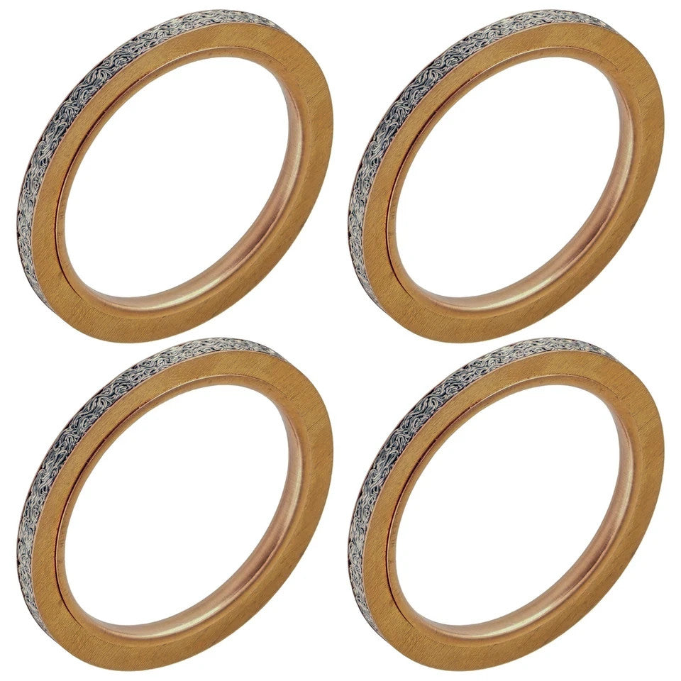 4 Exhaust Muffler Pipe Gaskets for Suzuki GSF1200 GSF1200S Bandit 1200 1997-05