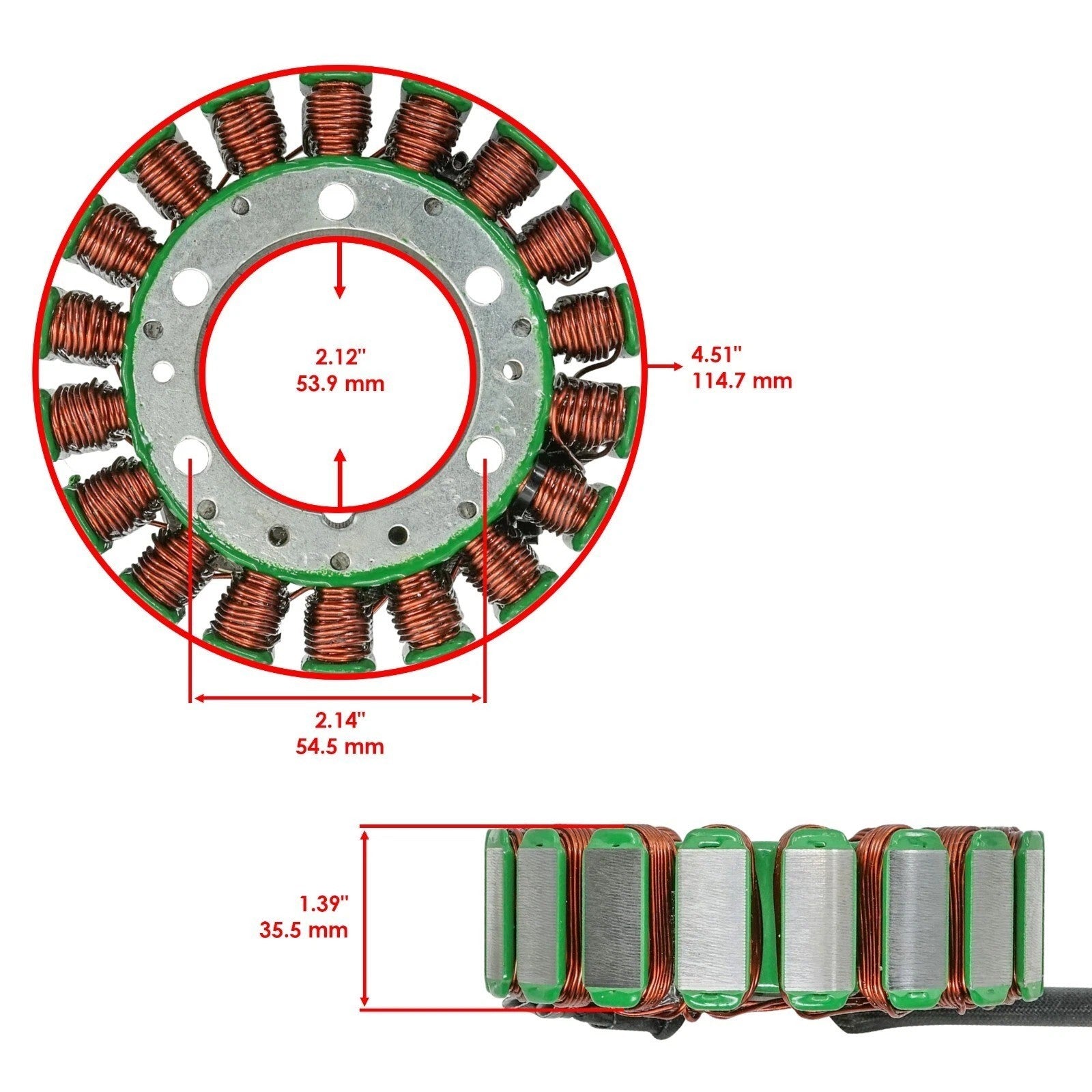Stator & Gasket for Honda VT800 VT800C Shadow 800 1988 Magneto
