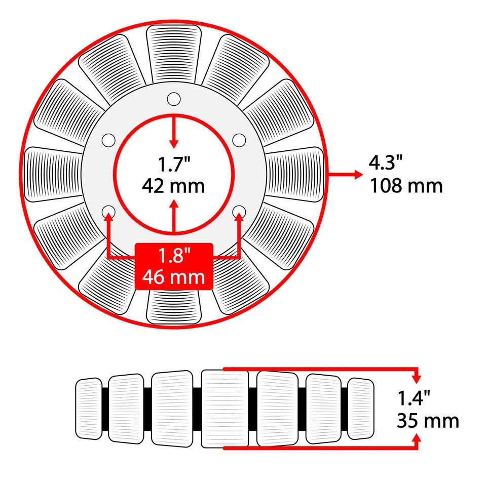Stator for Polaris 4010709 4060150 2202602 2202603