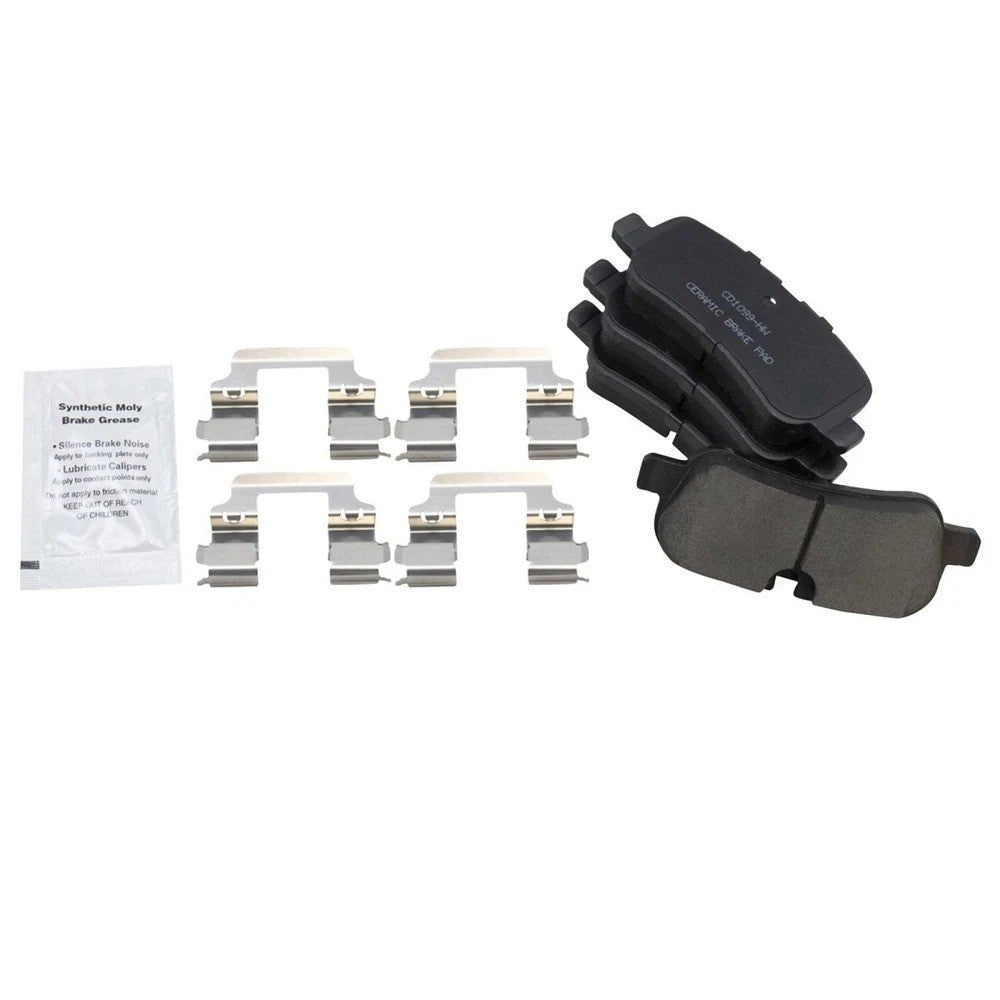 Front & Rear Premium Posi Ceramic Disc Brake Pads & Rotor Kit for Land Rover SUV