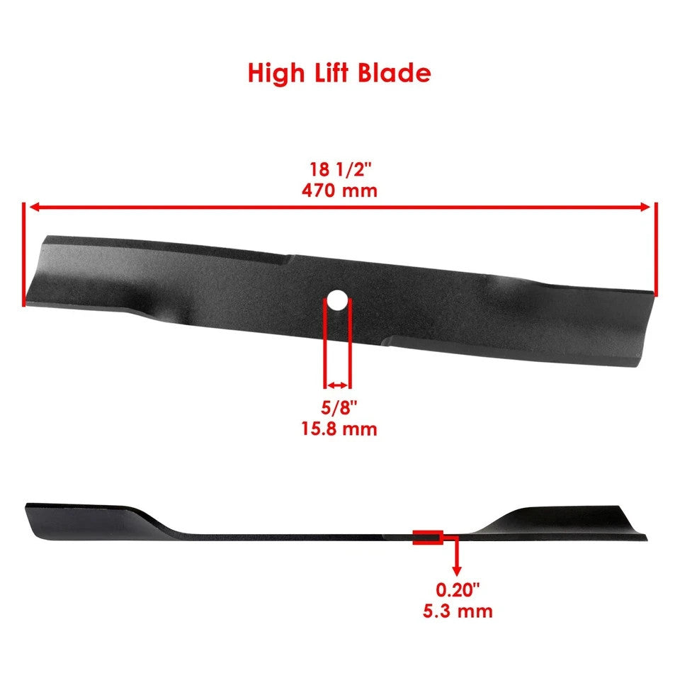 6 Blade Deck 54" fits Hustler Raptor SD SDX Fastrak X SD SDX 797696 601124