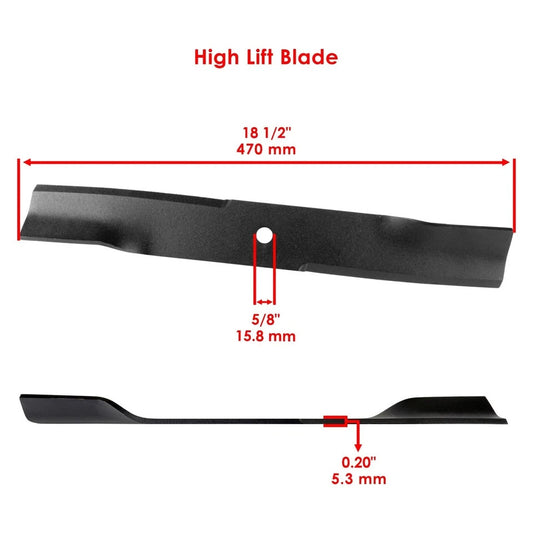 6 Blade Deck 54" fits Hustler Raptor SD SDX Fastrak X SD SDX 797696 601124