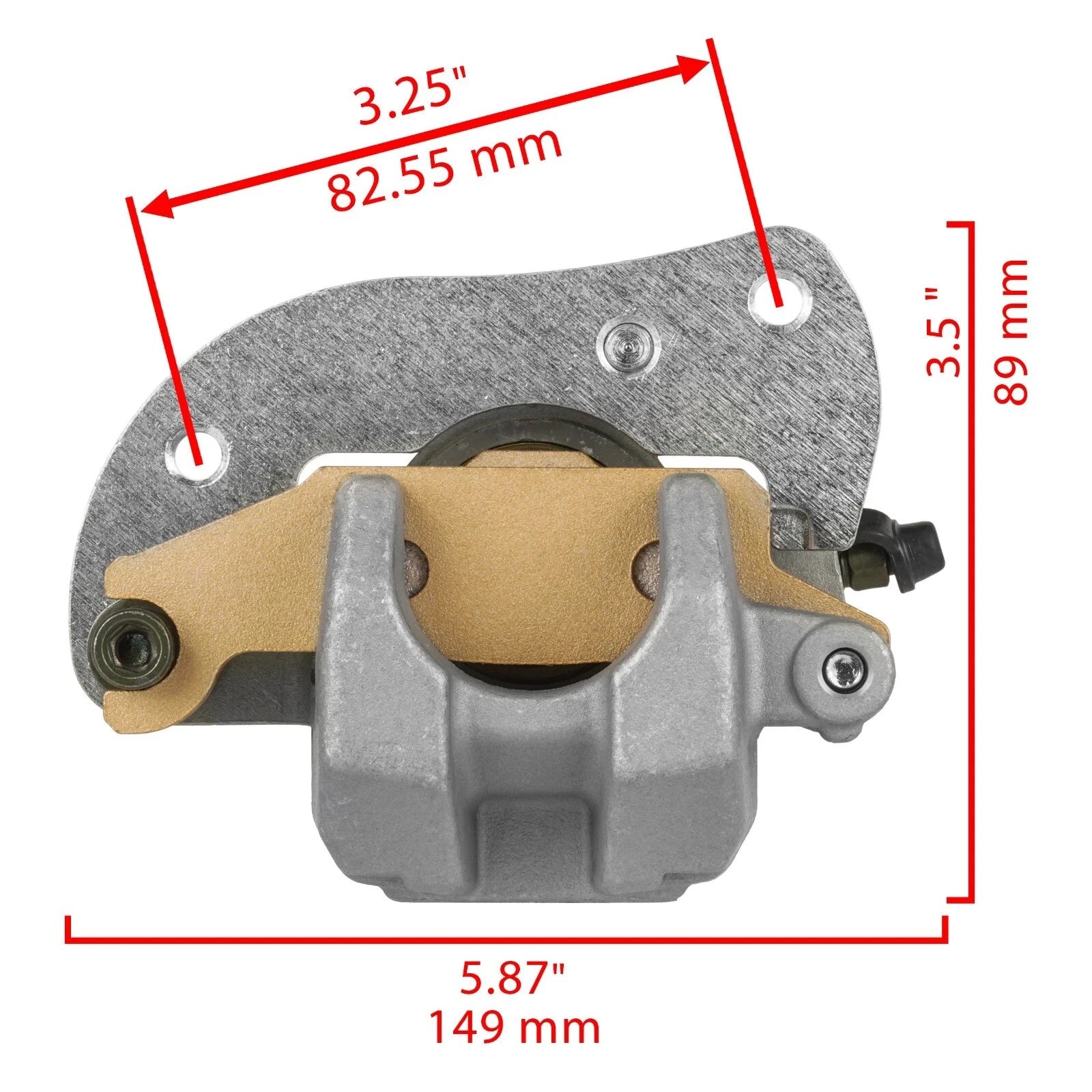 Rear Brake Caliper w/ Disc fits Yamaha Grizzly 550 YFM550F YFM550D 4x4 2012-2014