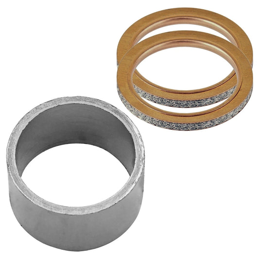 Exhaust Pipe Muffler Gaskets for Yamaha Grizzly 660 YFM660F 4X4 2002-2008