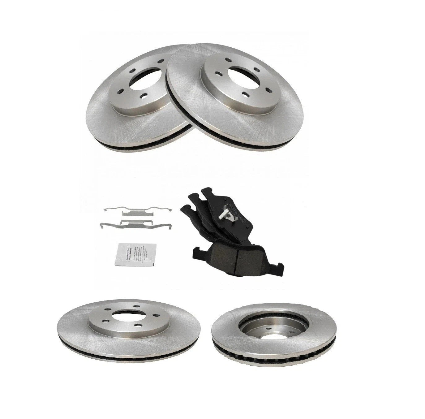 Front Ceramic Brake Pads & Rotors Kit for Ford Escape Mercury Mariner SUV