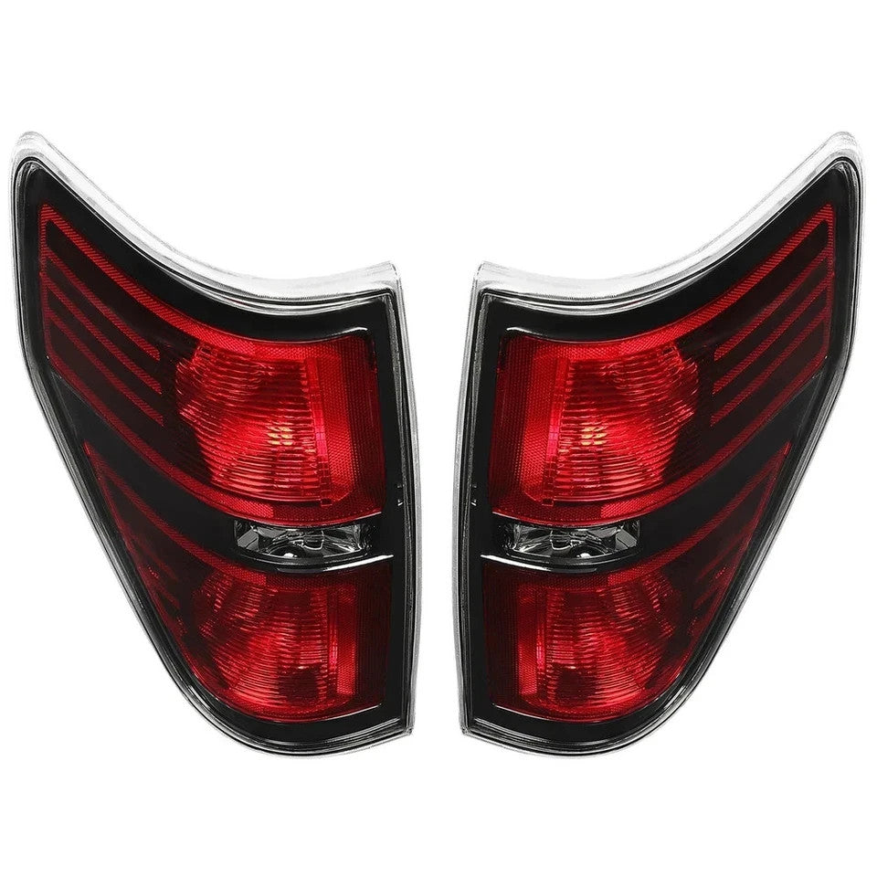 Rear Tail Lights Left+Right For Ford F150 F-150 Pickup 2009-2014 Brake Lamps