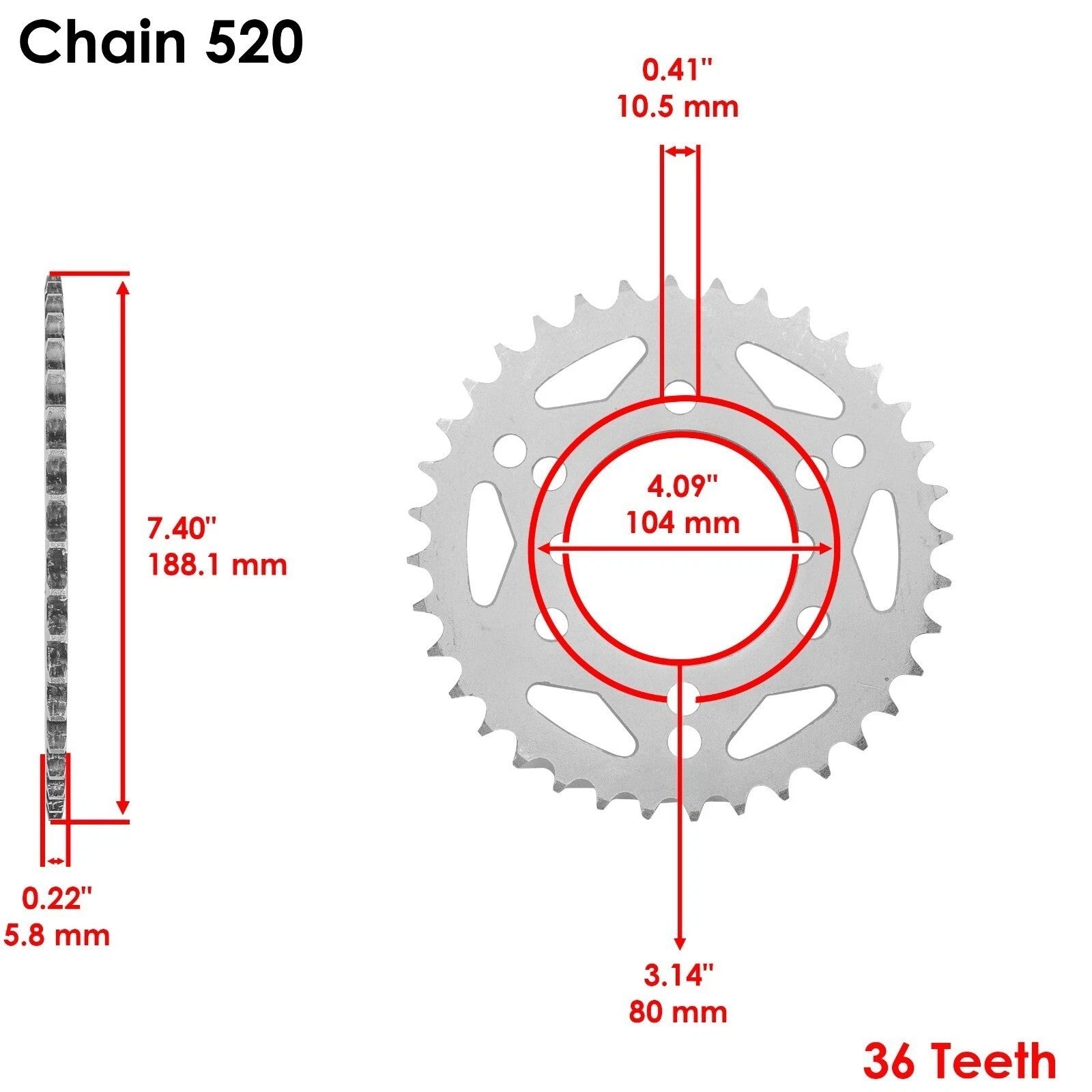 Celox Drive Chain & Sprockets Kit for Polaris Trail Blazer 250 2001-2003 Yellow