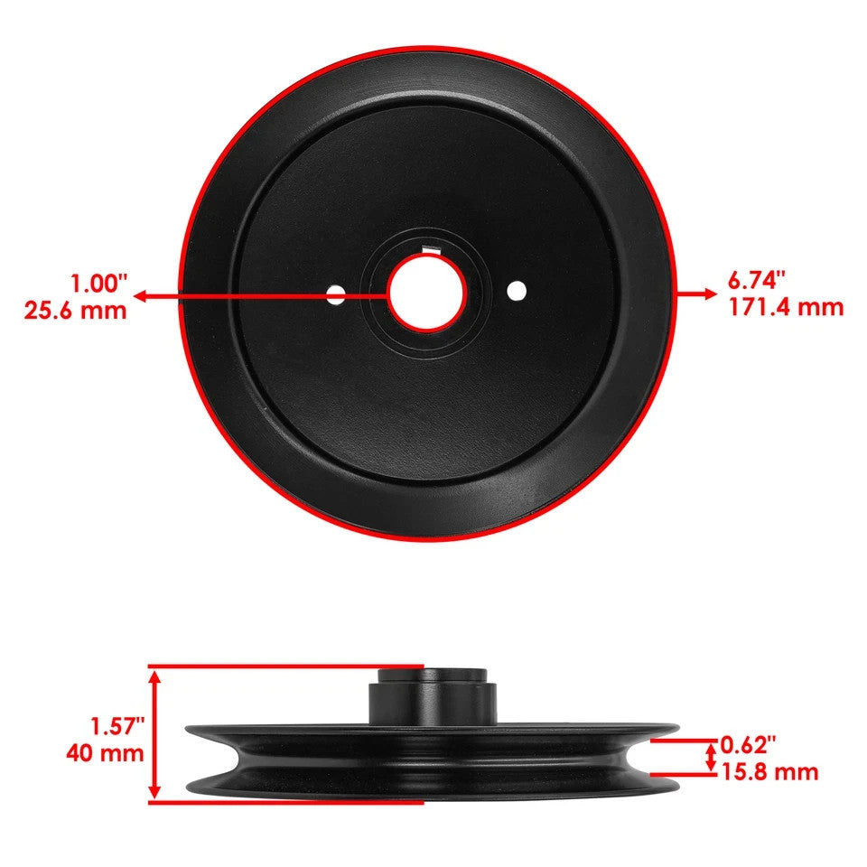 Deck Pulley For Gravely Pro Master 320XDZ 890018 Rapid XZ 890100 Pro Turn 60"