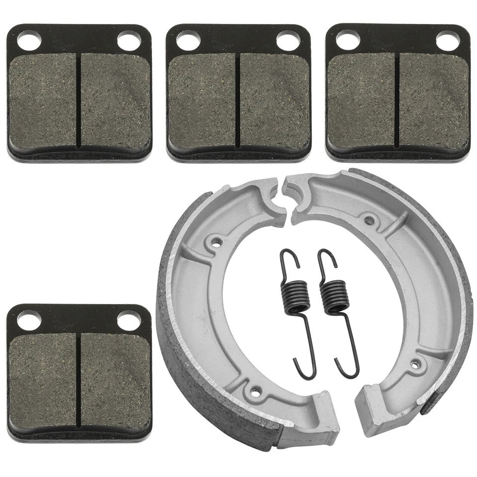 for Yamaha Big Bear 400 YFM400 2WD 4WD 2000-2004 Front Rear Brake Pads Shoes