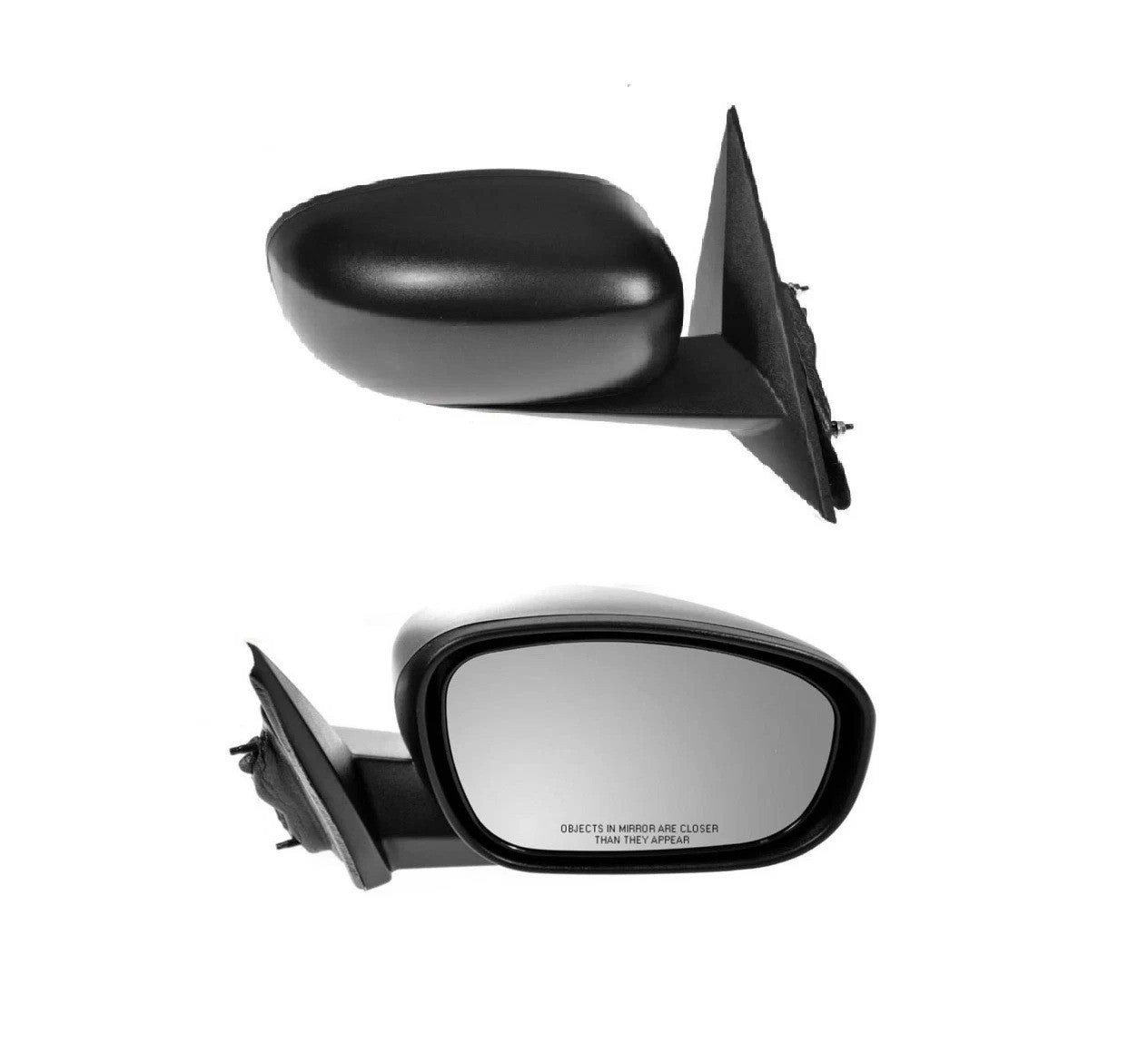 Mirrors Black Textured Power LH Left RH Right Pair Set for 300 Magnum