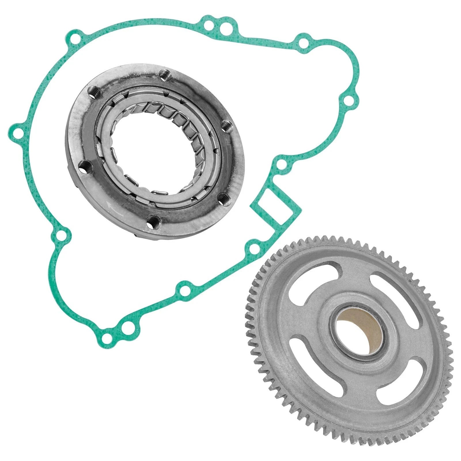 Starter Clutch Idler Gear Gasket for Kawasaki Bayou 400 KLF400B 4X4 1993-1999