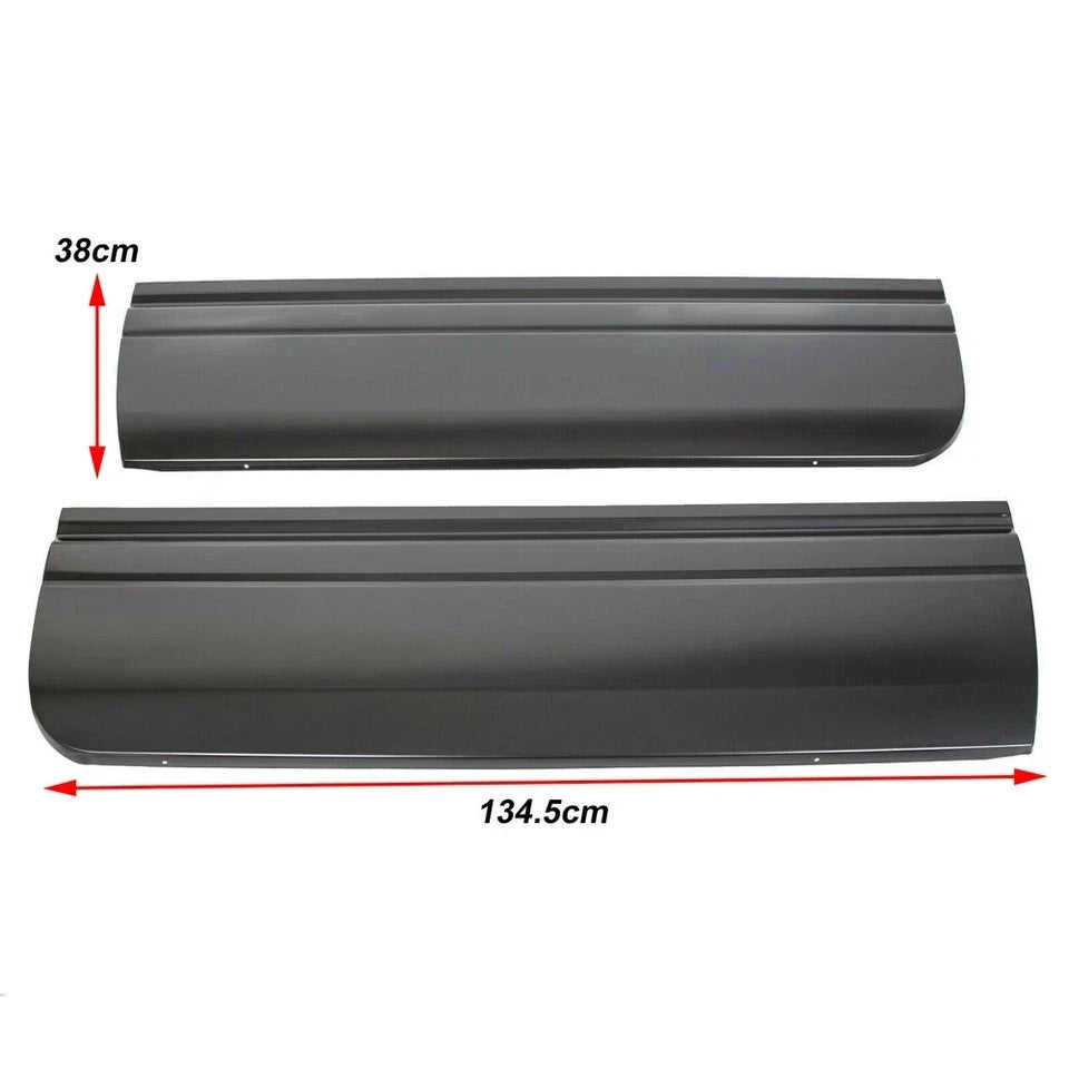 Pair For 94-02 Ram 1500 2500 3500 Pickup Rust Repair Front Door Skin 2 Dr & 4 Dr