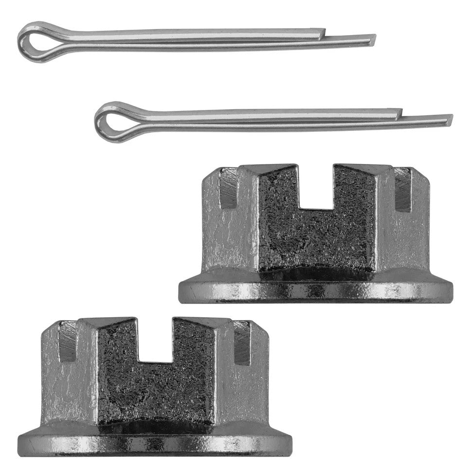 2x Front Axle Castle Nut w/Pin Honda Sportrax TRX400EX 1998-08/ TRX450ER 2006-14