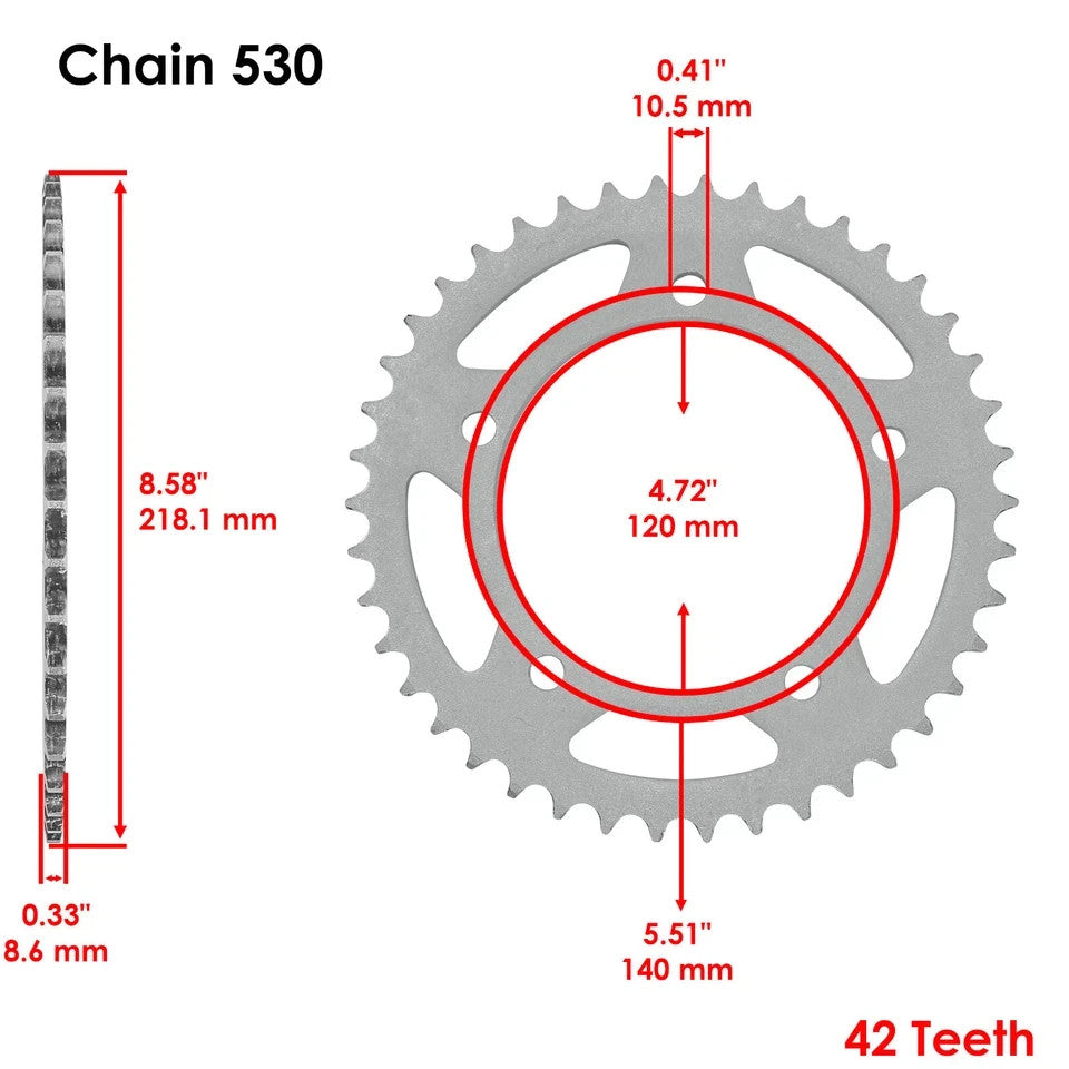 Drive Chain & Sprockets Kit for Suzuki GSX-R1000 GSXR1000 2001 2002 2003-2006