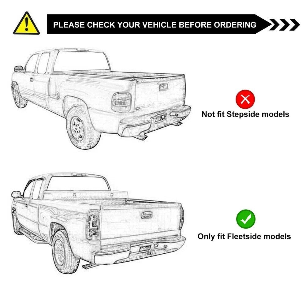 HECASA LED Tail Lights For 99-2006 02 Chevy Silverado GMC Sierra 1500 2500 3500