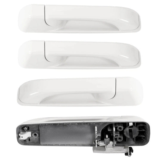 4Pcs Exterior White Door Handle Fits DODGE RAM 1500 09-24/ 3500 11-25 2012