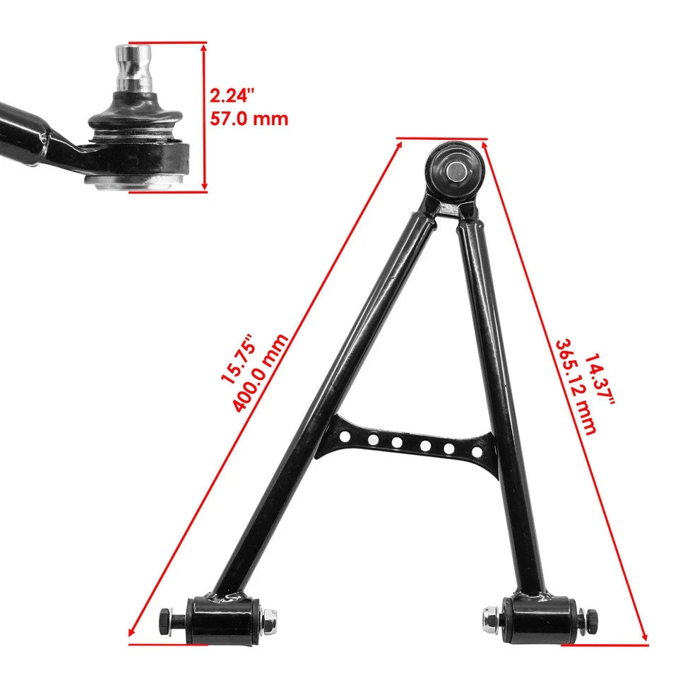 Caltric Front Lower Suspension Left A-Arm for Yamaha 5KM-23570-10-00 A-Arm