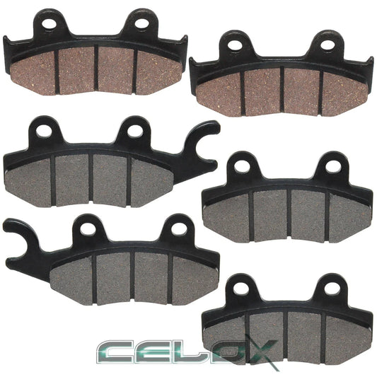 Front Rear Brake Pads for Yamaha Raptor 700R YFM7R 2013-2017