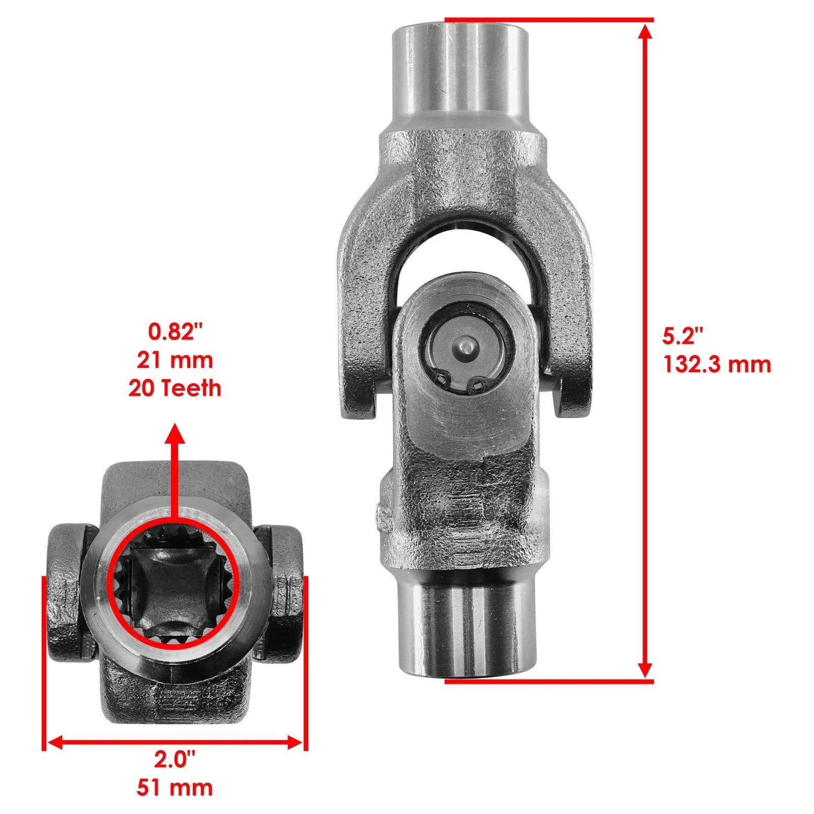 for Honda TRX500 Foreman Rubicon 2001-2014 U-Joint / Swingarm Yoke Joint