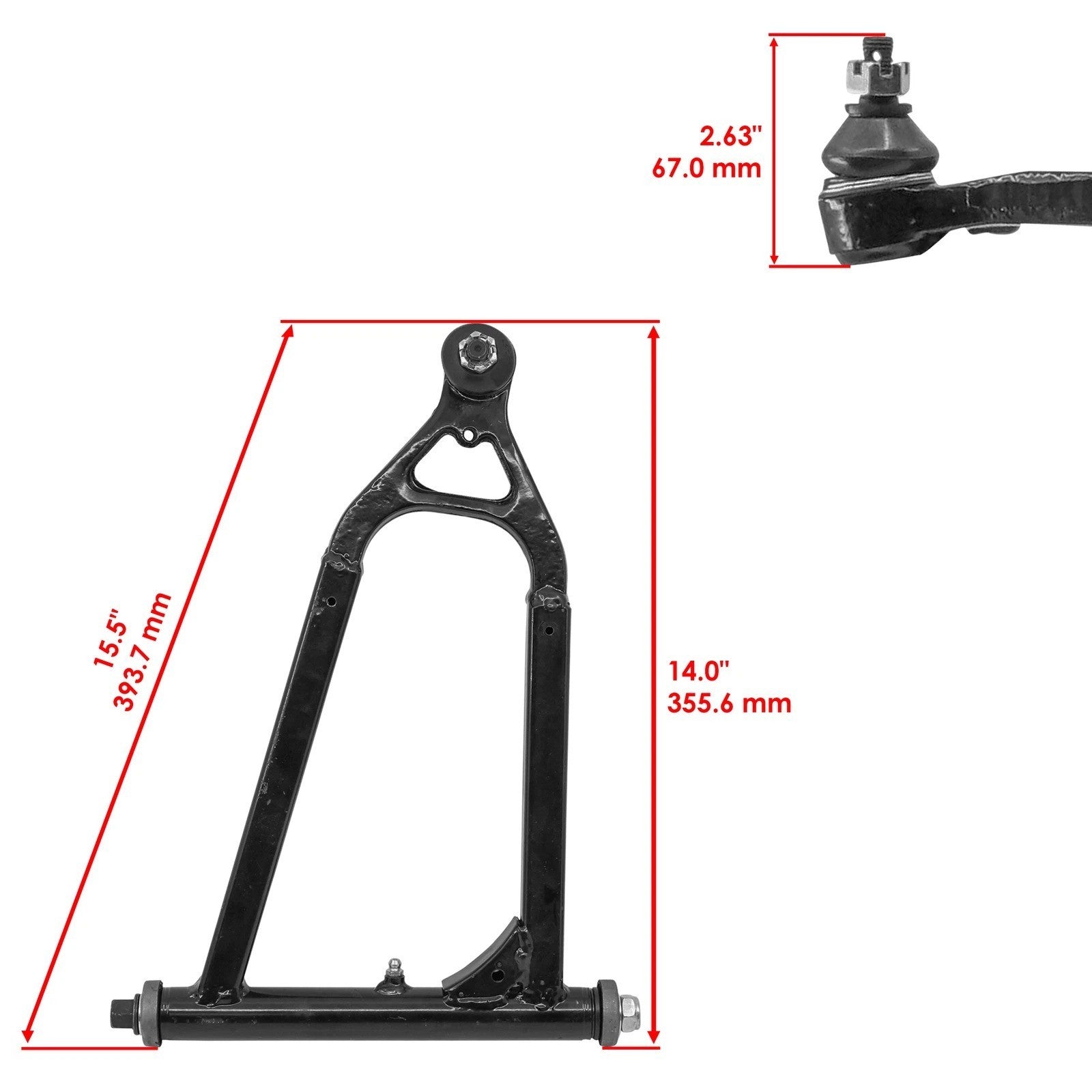 Front Upper Lower Left Right A-Arms for Yamaha Raptor 700 YFM700R 2013-2026
