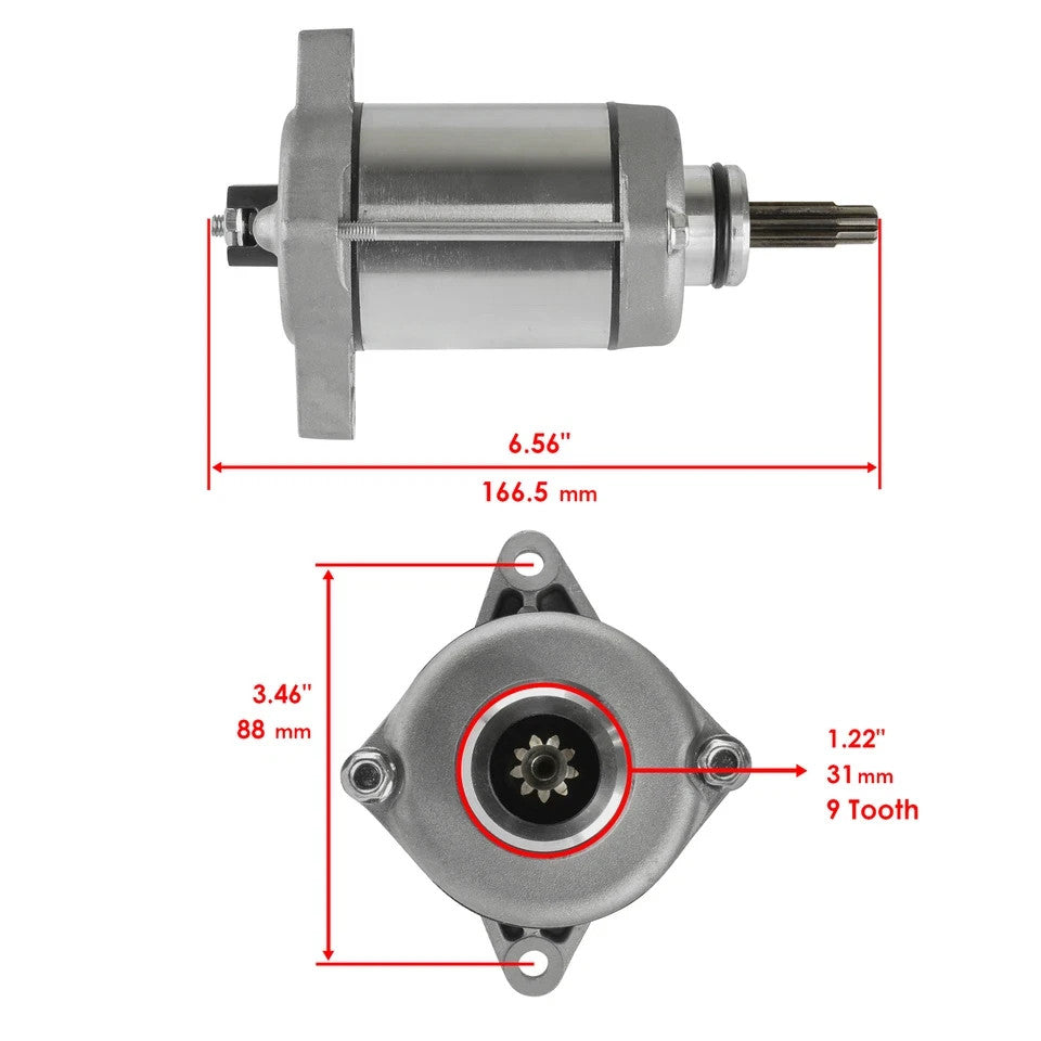 Starter for Honda TRX500 FM TRX500FM1 TRX500FM2 Foreman 500 4X4 S EPS 2012-2019