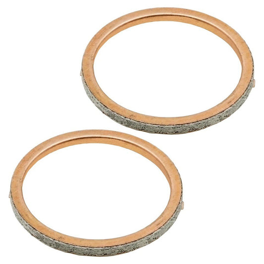 2 Exhaust Muffler Pipe Gaskets for Polaris Outlaw 500 2006 2007