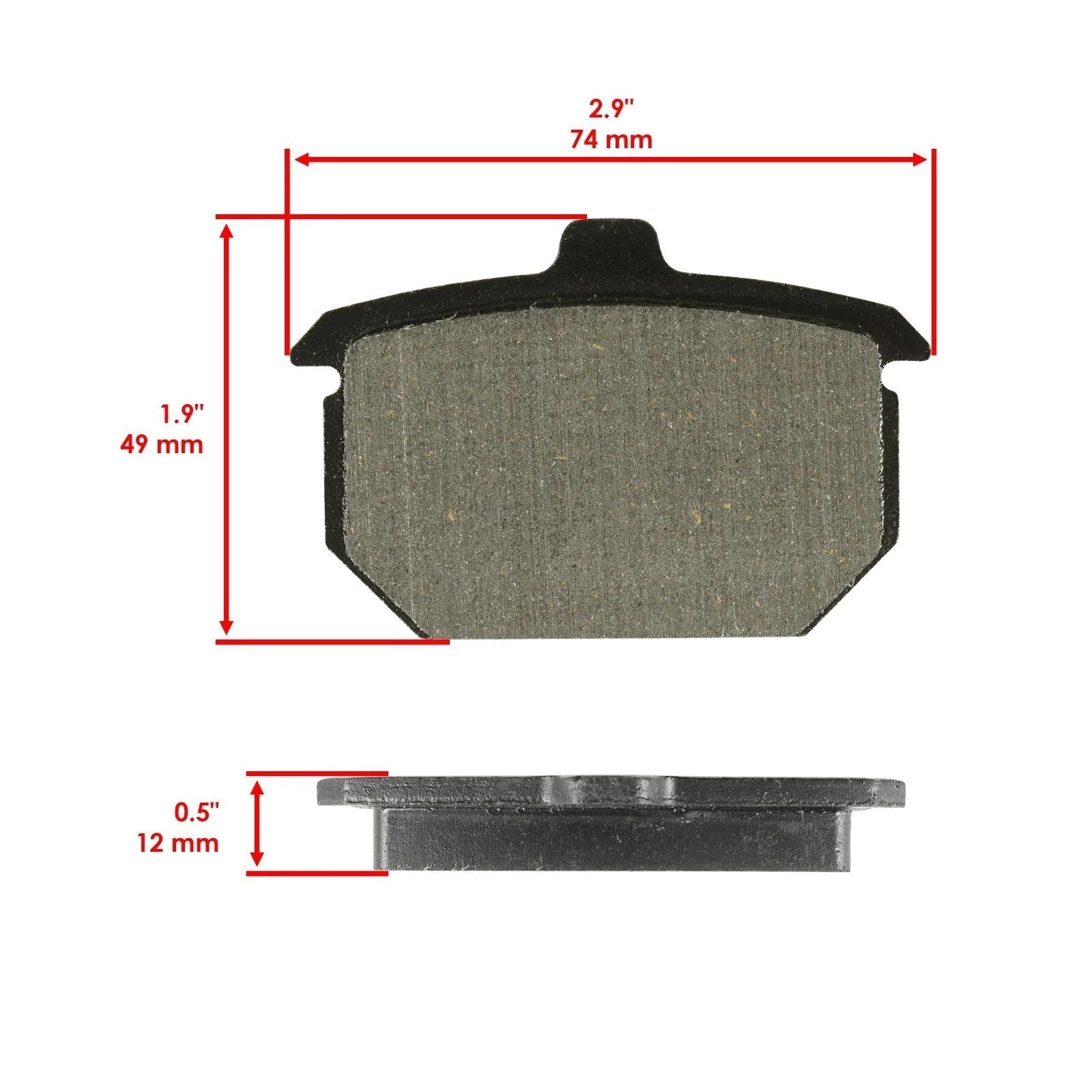 for Harley Davidson FXRS Low Rider 1984 1985 1986 Front & Rear Brake Pads