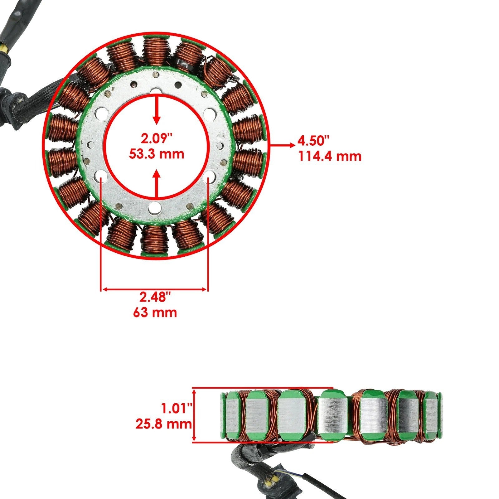 Stator & Pickup Coil For Honda Foreman 400 TRX400FW 1995-2003