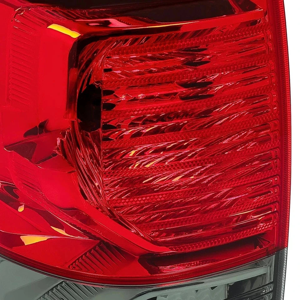 For Toyota Tundra 2007-2013 Red Smoke Pair Tail Light Assembly Brake Lamps LH+RH
