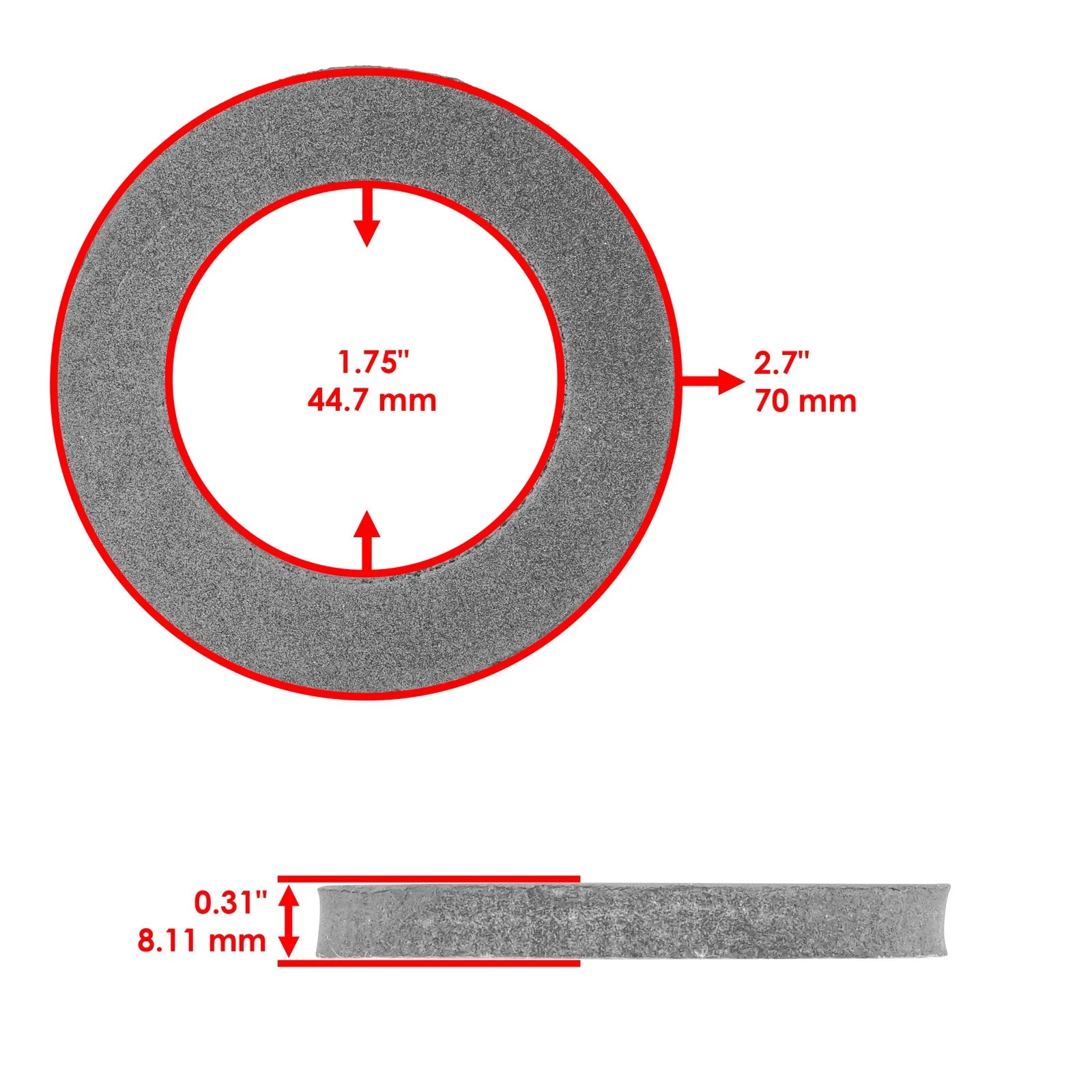 Caltric 2635158 2634229 2635822 Inner Clutch Cover w/ Seal Gasket for Polaris