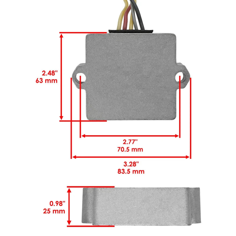 Regulator Rectifier Mercury Force 40 40Hp 50 50Hp El Elpt 2-Stroke 1996-1999