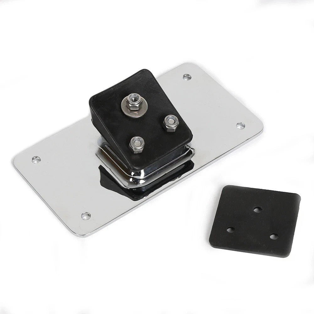 Laydown License Plate Mounting Bracket Frame For Harley Sportster Dyna Softail