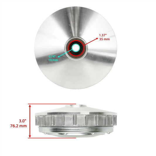 Primary Clutch Sliding Fixed Sheave Kit For Yamaha Grizzly 700 YFM700 2007-2023