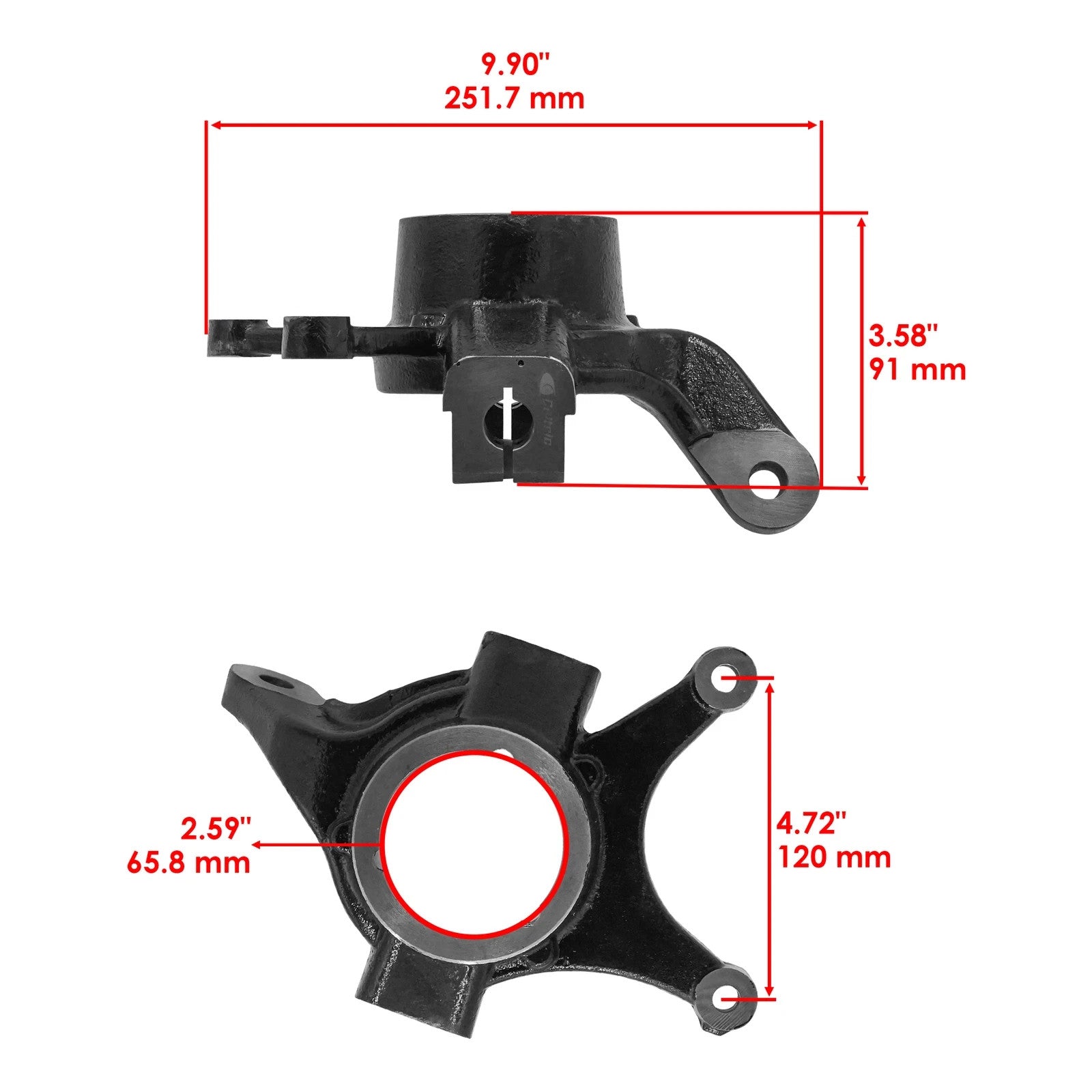 Front Knuckle & Bearing For Polaris RZR XP 1000 / XP 4 1000 2022 Left & Right