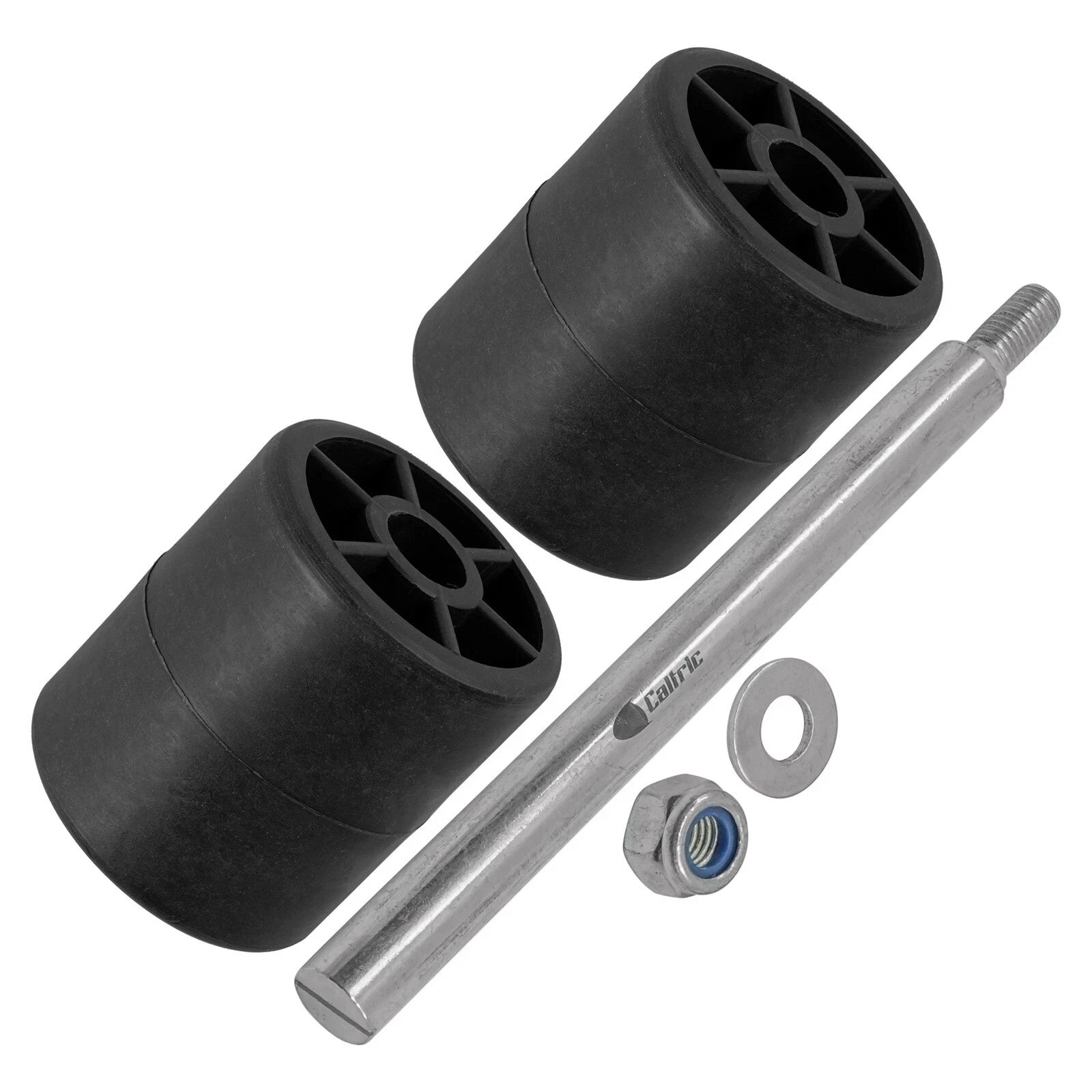 Caltric Deck Roller with Rod For John Deere Z535M Z540M Z540R Z645 ZTrak Mower
