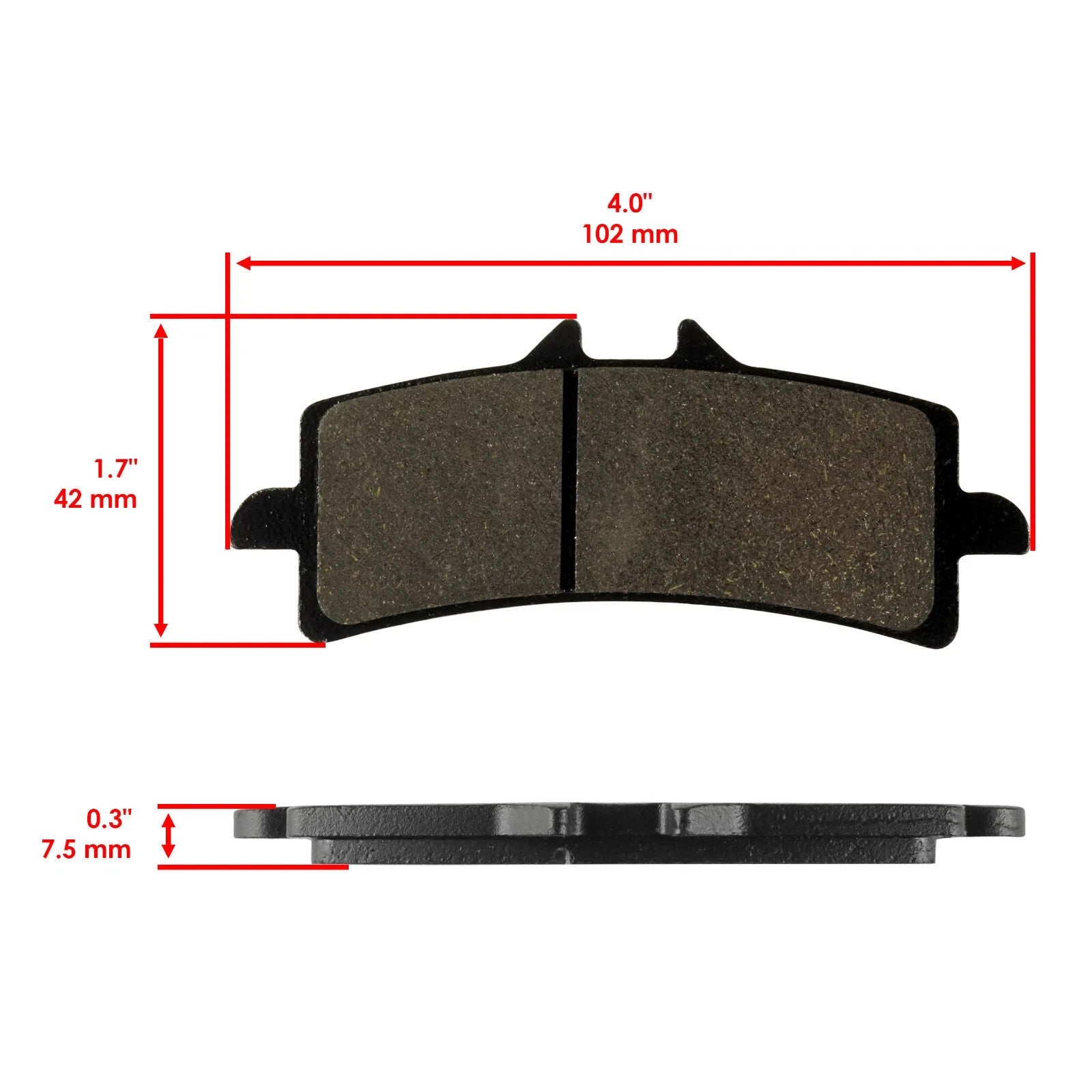 Front and Rear Brake Pads for Kawasaki Ninja ZX-10R ZX10R ZX1000 2016-2024
