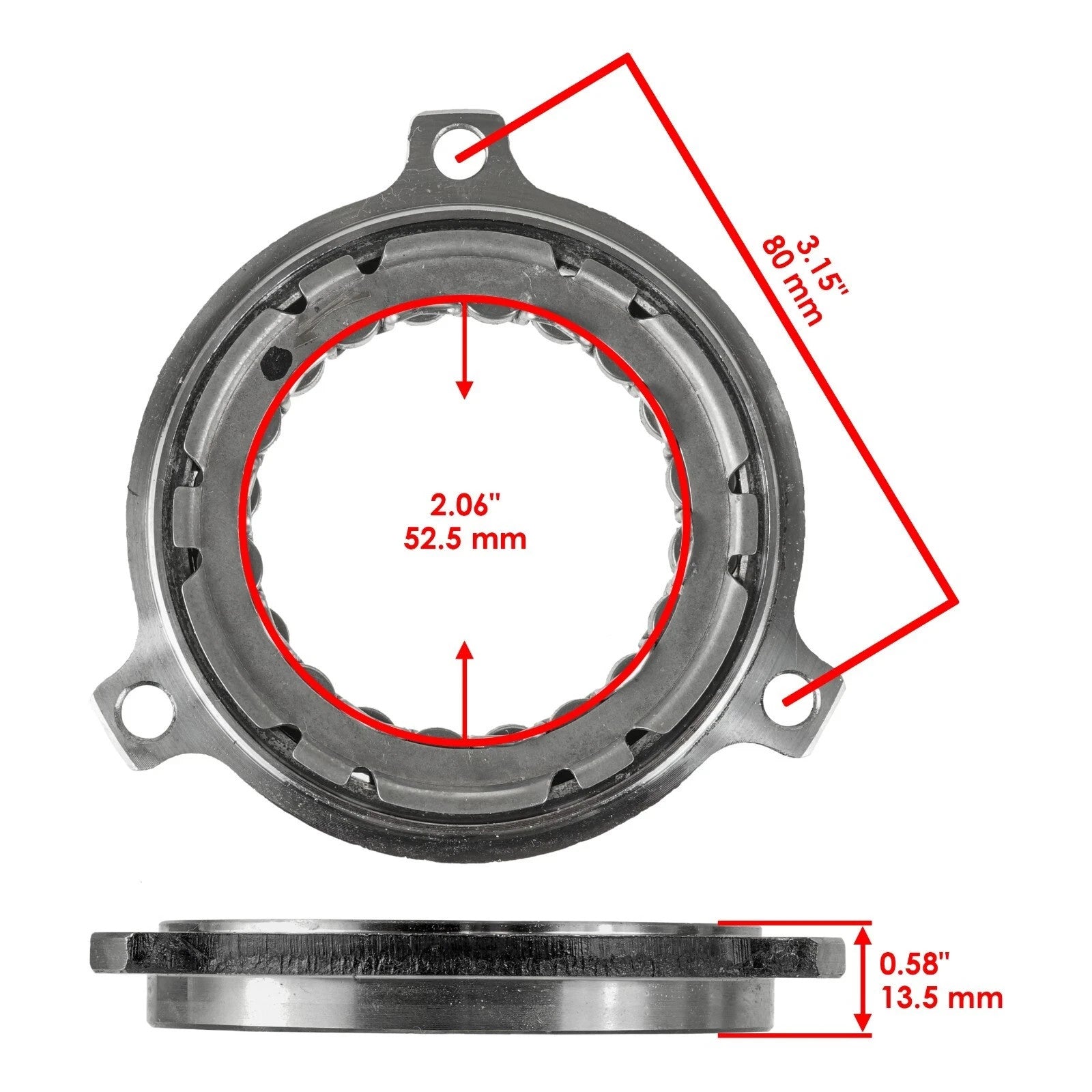Starter Clutch Idler Gear fits Polaris RZR XP 900 2011 2012 Torque Limit Shaft