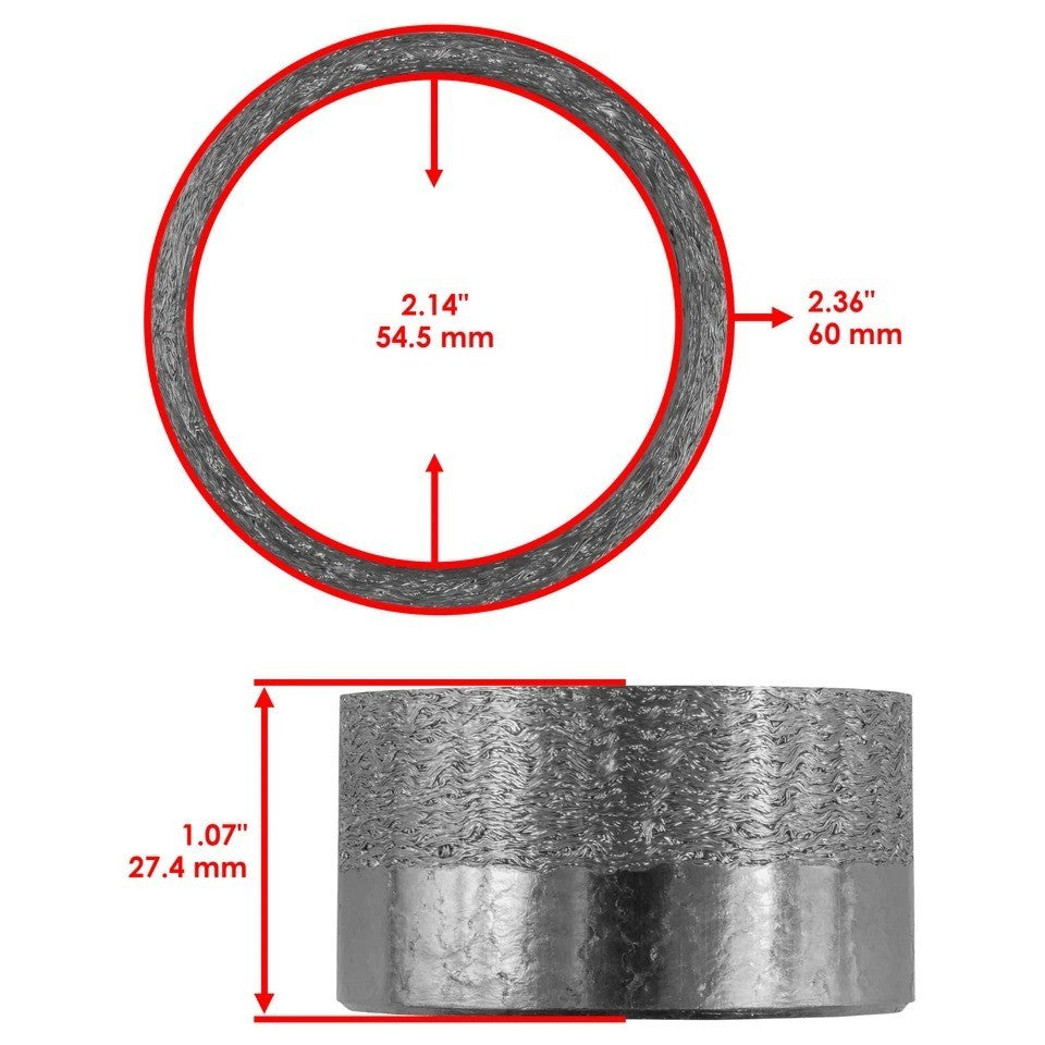 Exhaust Muffler Gasket for Suzuki GSF600S Bandit 600 1996-2003
