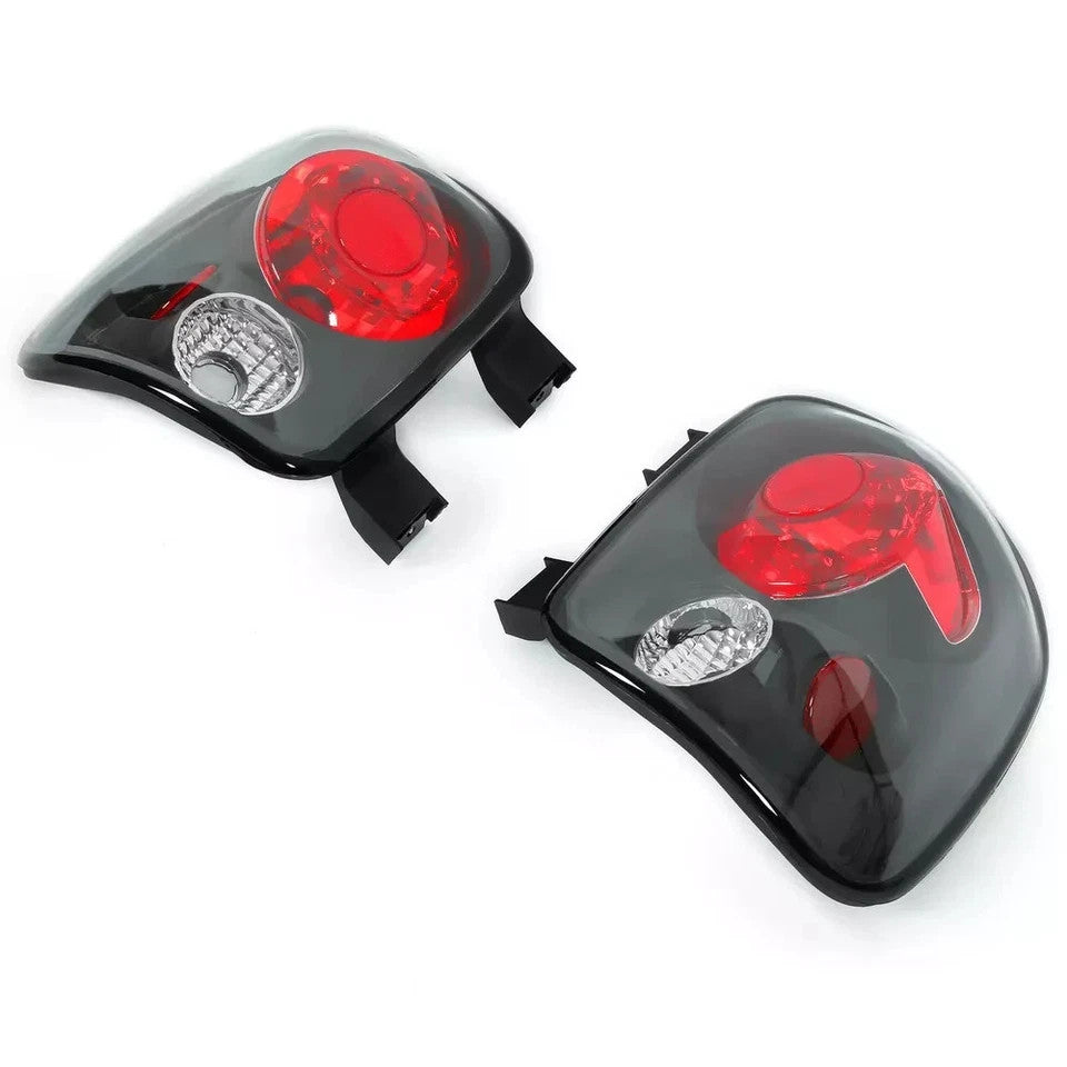 For 99-04 Silverado Sierra Stepside Black Rear Tail Brake Lights Lamp Left+Right