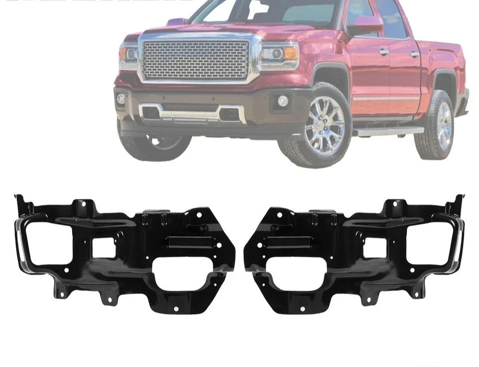 HECASA Front Bumper Bracket For 2014-2015 GMC Sierra 1500 Left Right Side