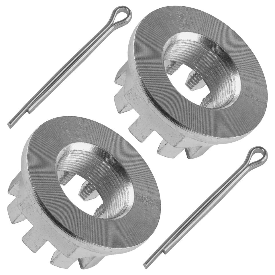 Set of 2 Rear Axle Nuts W/Pin For Honda TRX500FE TRX500FPE Foreman 500 2005-2017