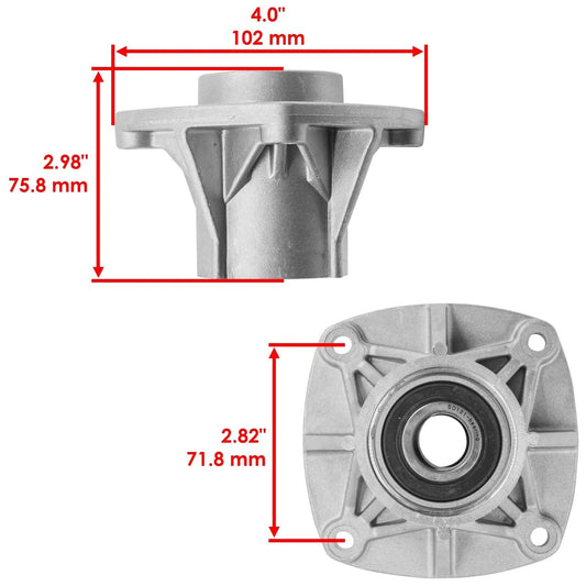 Caltric 1769048099 GW1910839 Spindle for MTD Troy-Bilt White Outdoor Cub Cadet