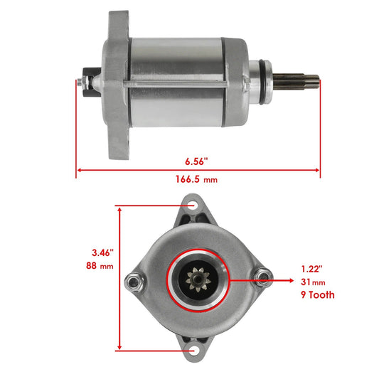 Caltric Starter for Honda 31200-HR0-F01 Smu0418 18921 Starter Motor ATV