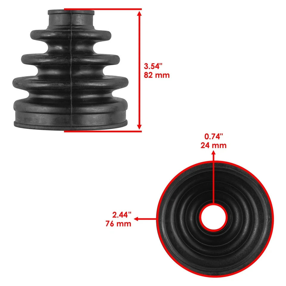 Front Axle Outer CV Boot Kit for Polaris RZR XP 1000 / RZR XP 4 1000 2017-2020