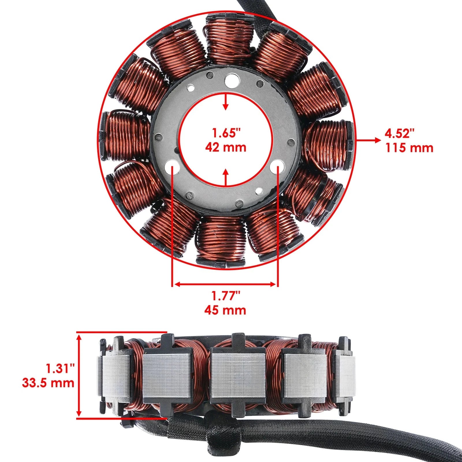 Caltric Stator For Can-Am Defender HD9 2022-2025 / Defender HD8 2020-2021