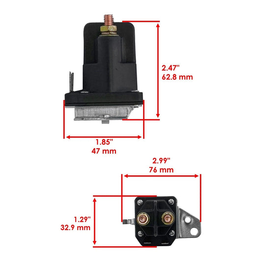 Caltric 725-06153 725-06153A Starter Solenoid Relay for MTD Cub Cadet Troy-Bilt