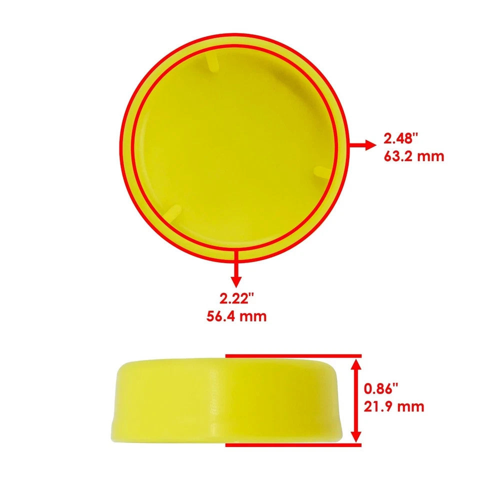 Caltric Front Wheel Bearing Cap for John Deere 316 318 330 332 240 245 260 Qty 2