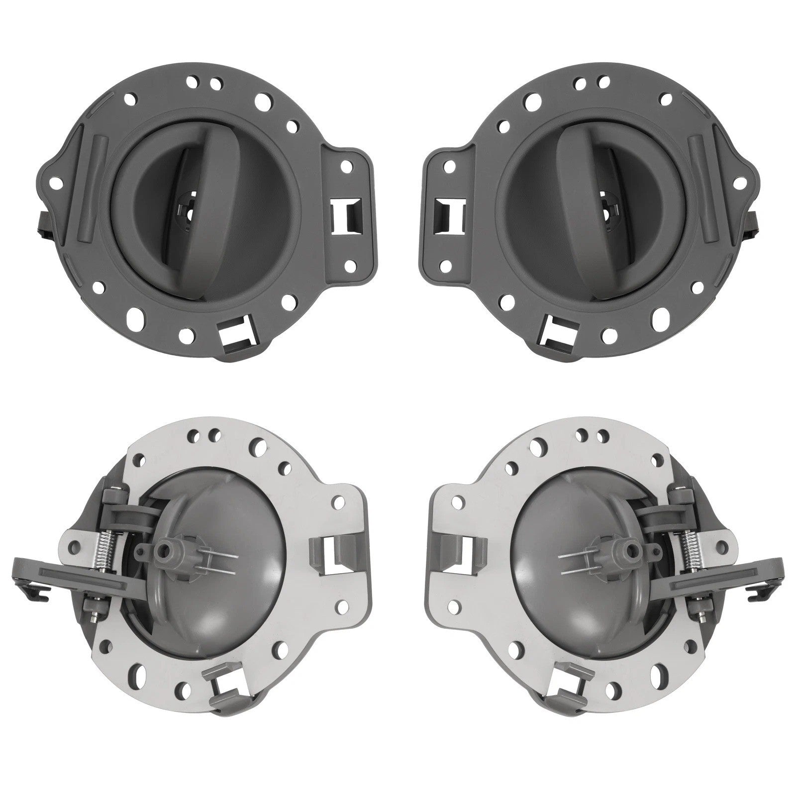 For JEEP COMMANDER 2006-2010 Front Rear Inside Door Handles Painted Gray Set 4