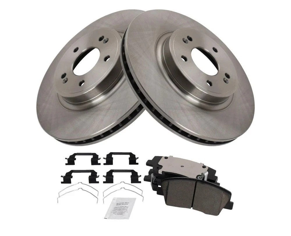 Front Brake Pad & Rotor Kit Fits 19-21 Genesis 18-20 Kia