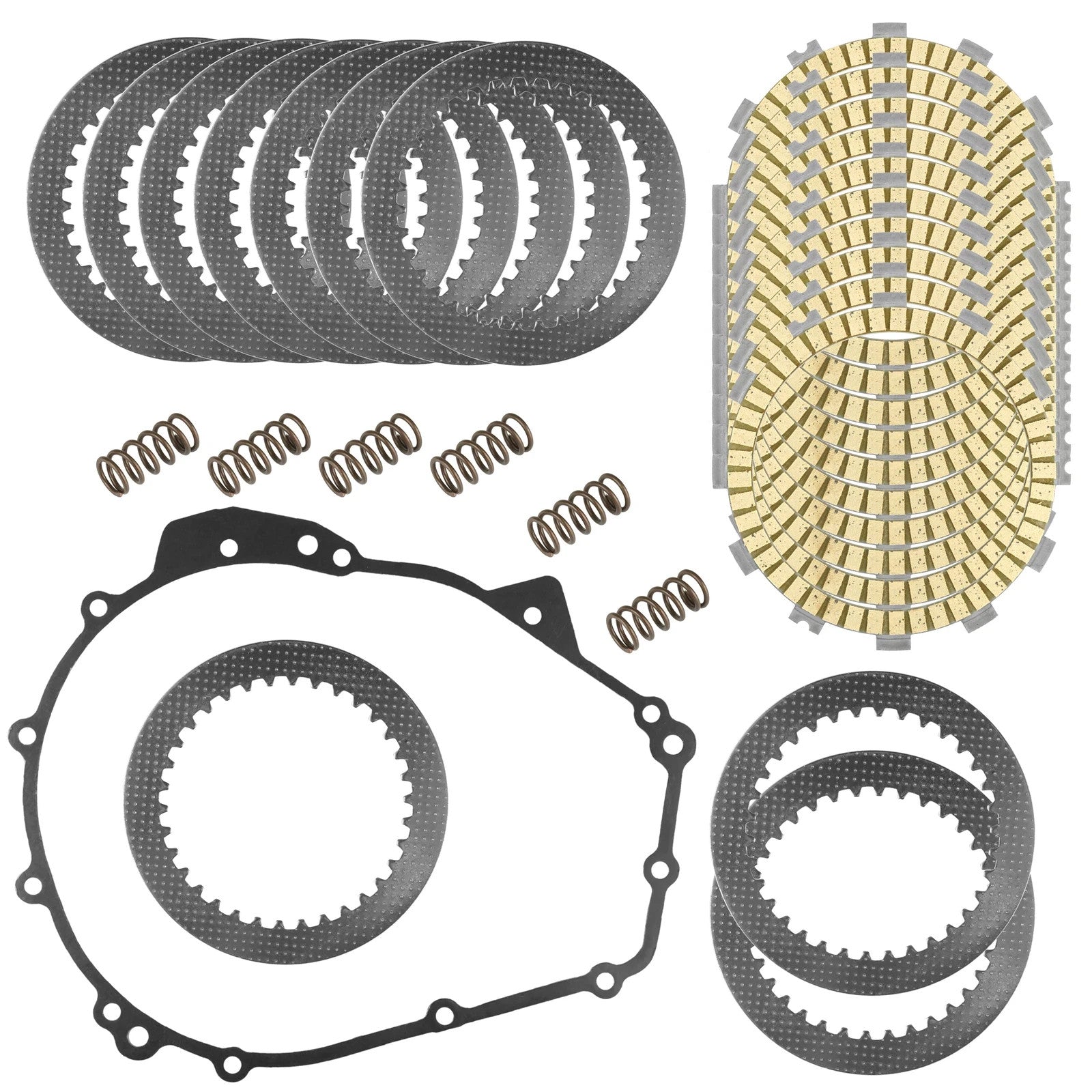Clutch Friction Plates Gasket Kit for Kawasaki ZX10R ZX-10R Ninja ZX1000 2011-22